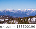 Myoko-Togakushi mountain range from the hiking trail of Mt. Nekodake in winter 135600190