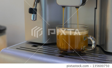 self-service coffee machines offer consistent, quality coffee in hotel,  135600750