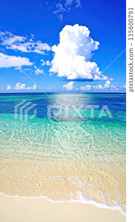 AI圖像：仲夏海灘圖像 135600791