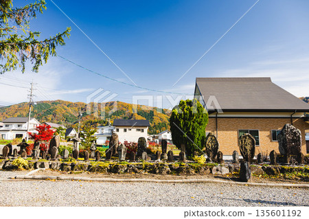Hakuba Happo Onsen, Yakushi no Yu, Stone Buddha Statues 135601192