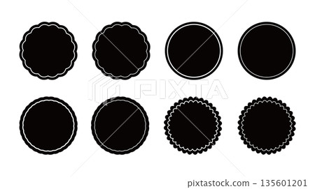 Cute and simple sticker set. Set of sale stickers. 135601201