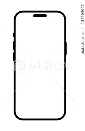 Mobile phone mockup, Black models modern smartphone template, front view. Smartphone mockup with empty screen and island isolated on white background. Mobile phone model. Mobile phone mockup, Black models modern smartphone template, front view. Smartphone mockup with empty screen and island isolated on white background. Mobile phone model. 135604666