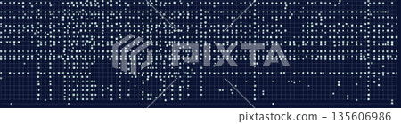 Abstract technology grid with digital patterns Abstract technology grid with digital patterns 135606986