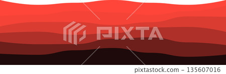 Abstract red wave pattern for modern design and background Abstract red wave pattern for modern design and background 135607016