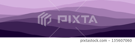 Abstract purple wave pattern for creative background design 135607060