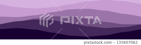 Abstract purple waves for creative design projects 135607062