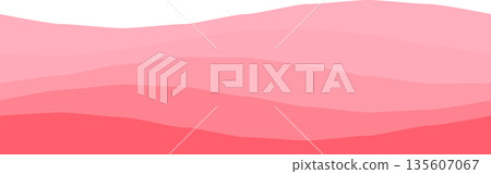 Abstract pink wave pattern for modern design concepts 135607067