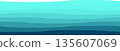 Blue ocean wave pattern for calm and relaxation concept 135607069