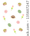 Japanese sweets 135607247