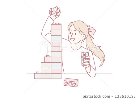 Children leisure hobby activities concept 135610153