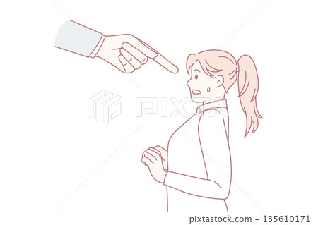 Pressure and stress at work concept. Pressure and stress at work concept. 135610171