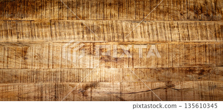 Top view of old table boards. wood texture with copy space Top view of old table boards. wood texture with copy space 135610345