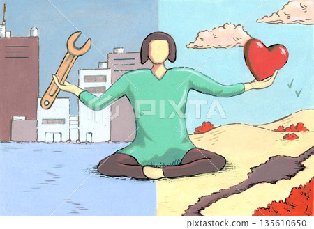 Finding balance between work and personal life 135610650