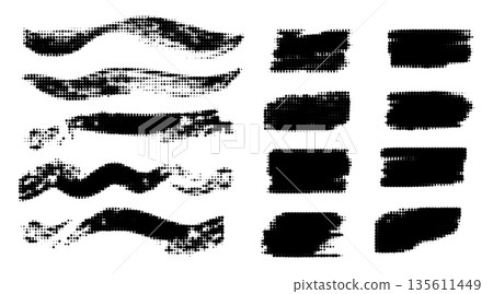 Japanese red ink brushstroke vector pack paint strips, circles, frames and texture highlights. Japanese red ink brushstroke vector pack paint strips, circles, frames and texture highlights. 135611449