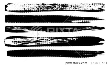 Japanese red ink brushstroke vector pack paint strips, circles, frames and texture highlights. Japanese red ink brushstroke vector pack paint strips, circles, frames and texture highlights. 135611451