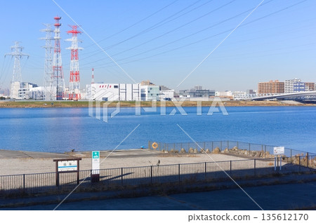 Near the mouth of the Arakawa River, Edogawa Ward, Tokyo, January 2026 135612170
