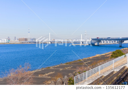 Near the mouth of the Arakawa River, Edogawa Ward, Tokyo, January 2026 Near the mouth of the Arakawa River, Edogawa Ward, Tokyo, January 2026 135612177