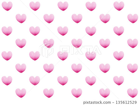 [色鉛筆] 心形背景插圖 135612529