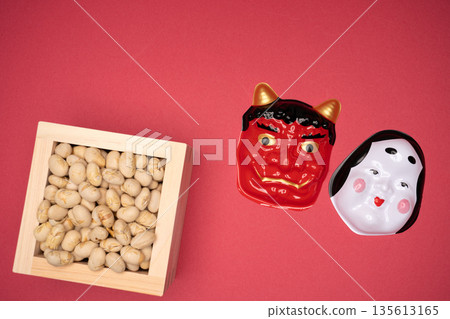 Setsubun beans and demon masks to experience Japanese events 135613165