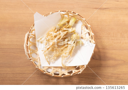 Japanese parsley root tempura Japanese parsley root tempura 135613265