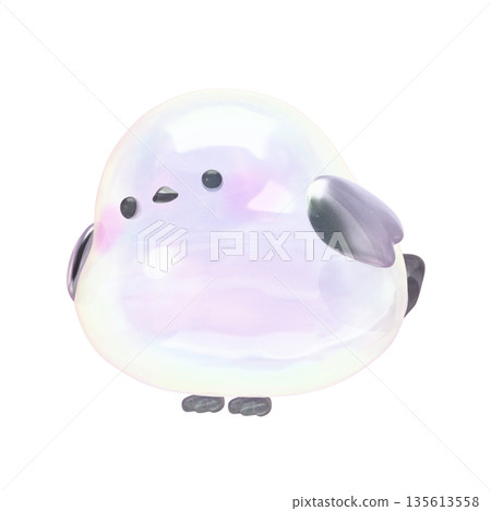 Puni Puni Dreamy 3D Long-tailed Tit Icon Puni Puni Dreamy 3D Long-tailed Tit Icon 135613558