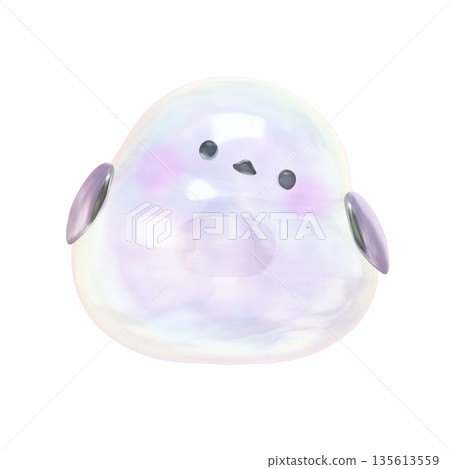 Puni Puni Dreamy 3D Long-tailed Tit Icon Puni Puni Dreamy 3D Long-tailed Tit Icon 135613559