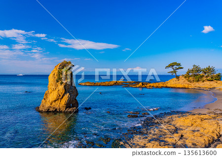 (Kanagawa Prefecture) Distant view of Mt. Fuji from Tateishi Park 135613600