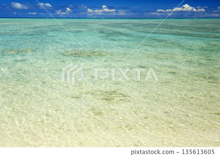 Okinawa Tonaki Island scenery Agari beach Angela beach Okinawa Tonaki Island scenery Agari beach Angela beach 135613605