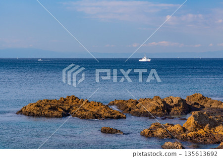 (Kanagawa Prefecture) Tateishi Park: Calm Sea (Kanagawa Prefecture) Tateishi Park: Calm Sea 135613692