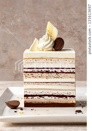 白色天例證 135613697