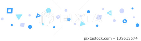 藍色可愛圖案線條裝飾 藍色可愛圖案線條裝飾 135615574