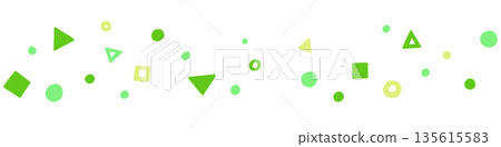 Green cute pattern line decoration Green cute pattern line decoration 135615583