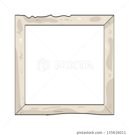 illustration of paper frame 135616011