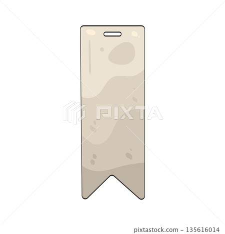 illustration of paper bookmark illustration of paper bookmark 135616014