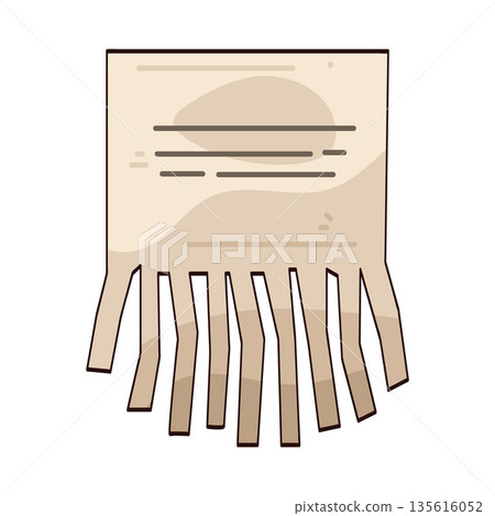 illustration of Paper shred 135616052
