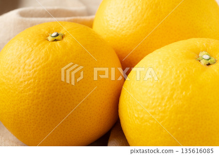 Close-up of hassaku (hassaku orange) Close-up of hassaku (hassaku orange) 135616085
