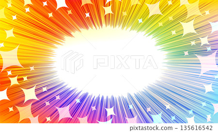 Sun Screentone Pattern Background Sun Screentone Pattern Background 135616542