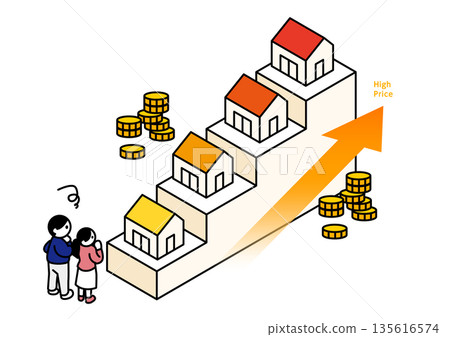 等距圖顯示房價上漲 135616574