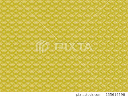 無縫日式圖案【麻葉】 135616596