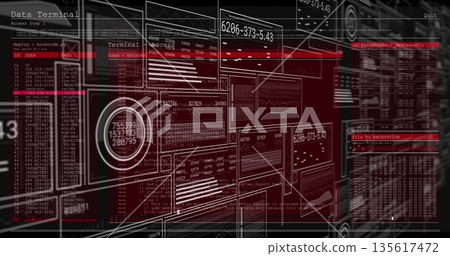 Displaying interface streaming code and data readouts in cyber console including waveform graph 135617472