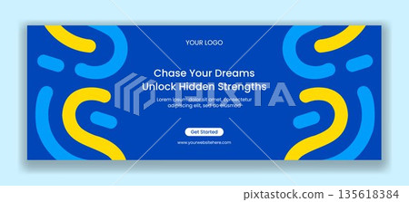 Social Media Cover Illustration for Personal Growth with Flat Cartoon Hand Drawn Design Social Media Cover Illustration for Personal Growth with Flat Cartoon Hand Drawn Design 135618384