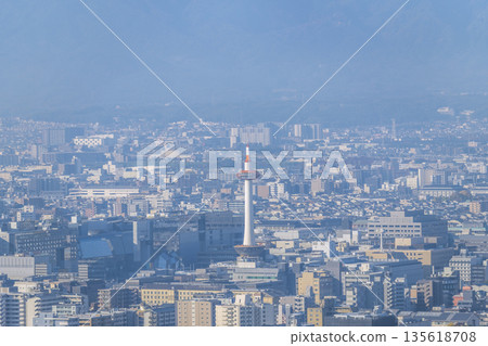 從東山山頂公園的觀景台上看到的景色 135618708