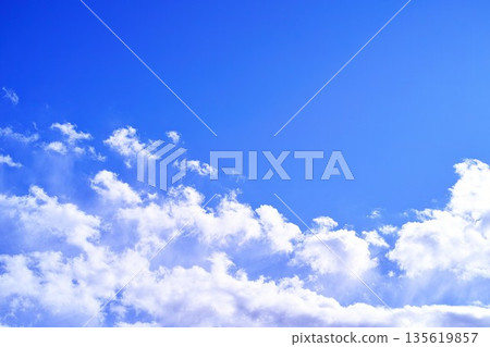 Blue sky and cloud image Blue sky and cloud image 135619857