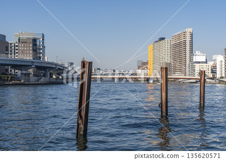 Tokyo Sumida River scenery 135620571