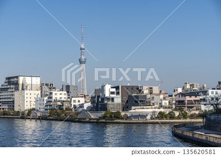 Tokyo Sumida River scenery 135620581