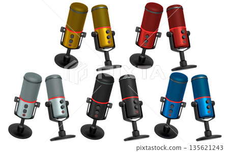 Microphones Designed Specifically for Professional Audio Recording and Live Streaming Microphones Designed Specifically for Professional Audio Recording and Live Streaming 135621243