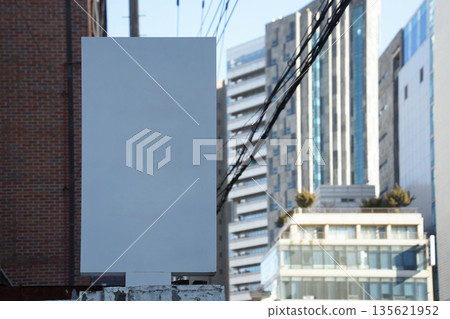 Street sign mock-up ad photo Street sign mock-up ad photo 135621952