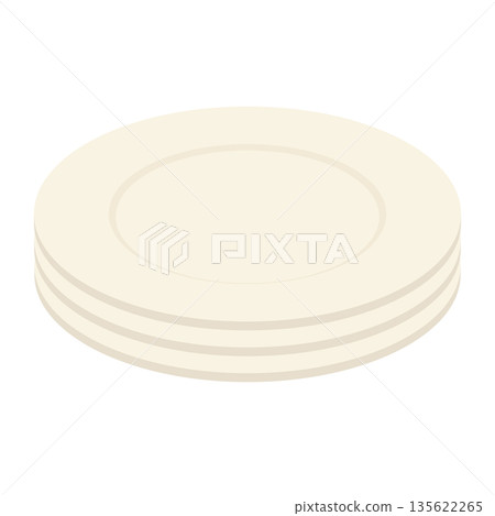 Stacked plates icon Stacked plates icon 135622265