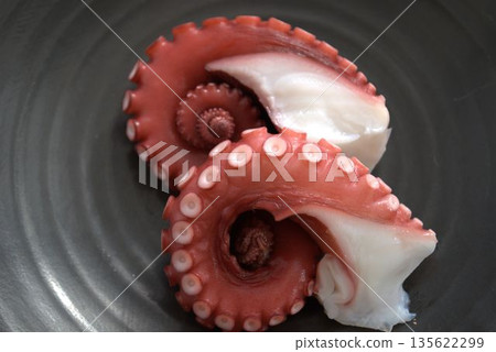 Boiled octopus Boiled octopus 135622299