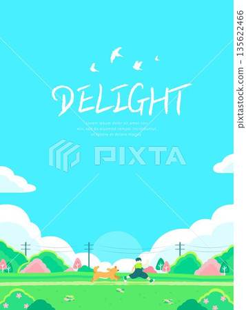 Bright Spring Flower Background Bright Spring Flower Background 135622466
